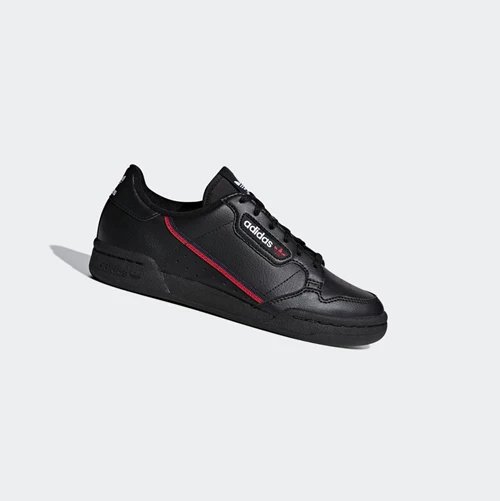 Originálne Topánky Adidas Continental 80 Detske Čierne | 095SKFXSEBQ
