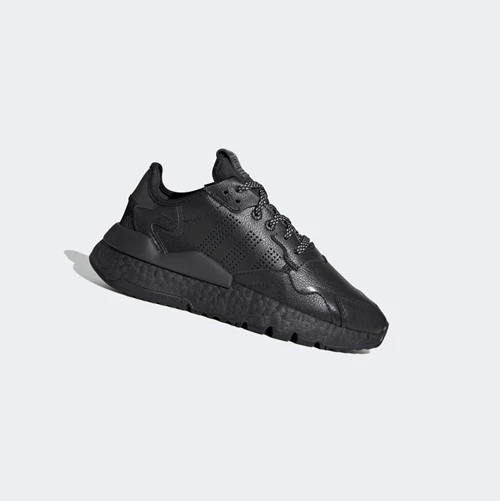 Originálne Topánky Adidas Nite Jogger Detske Čierne | 052SKFSNLJR