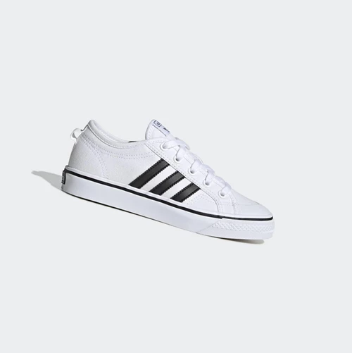 Originálne Topánky Adidas Nizza Detske Biele | 390SKMDUNQT