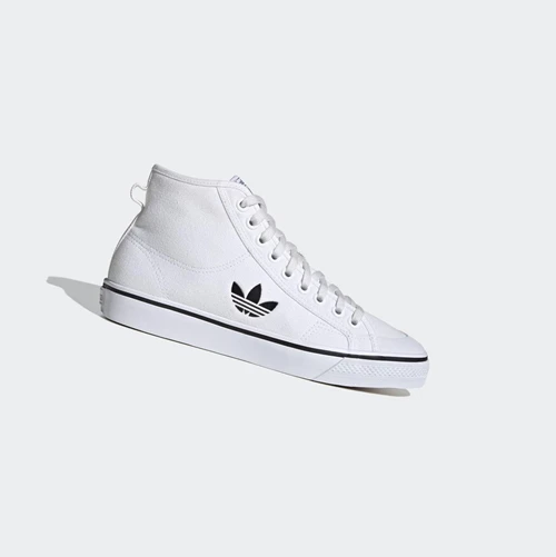 Originálne Topánky Adidas Nizza Hi Damske Biele | 846SKBOXNAM