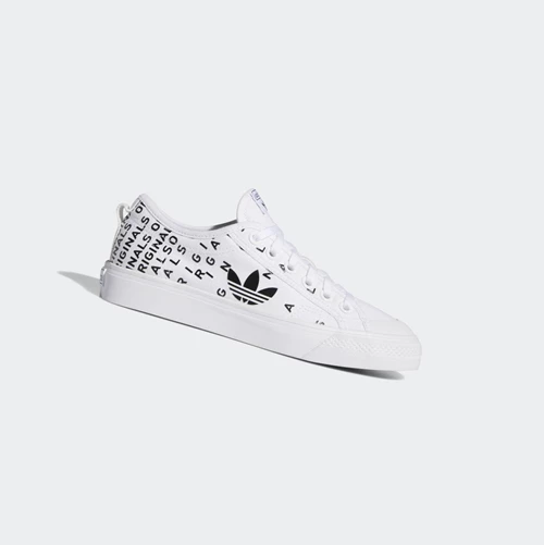 Originálne Topánky Adidas Nizza Trefoil Damske Biele | 981SKRAHDEY