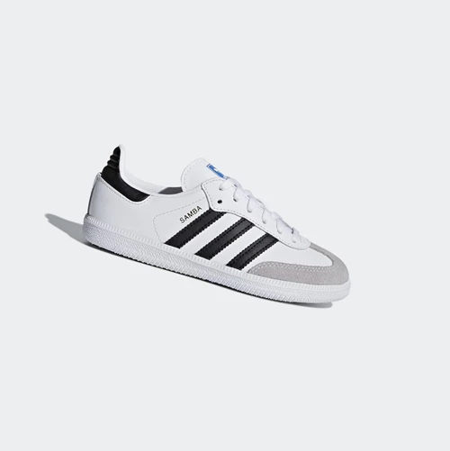 Originálne Topánky Adidas Samba OG Detske Biele | 378SKAQJVHN