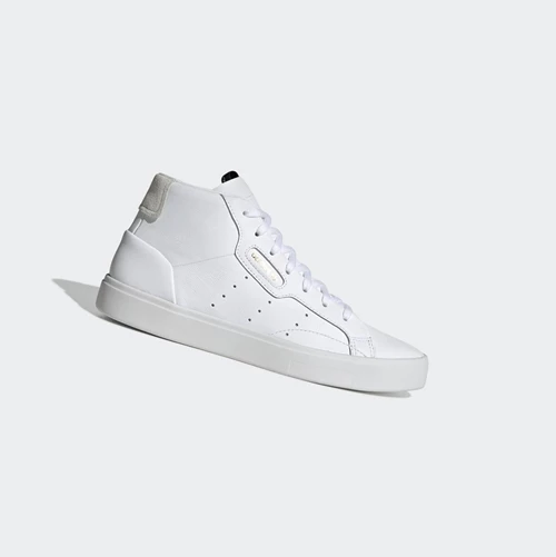 Originálne Topánky Adidas Sleek Stredne Damske Biele | 692SKFBGRIV