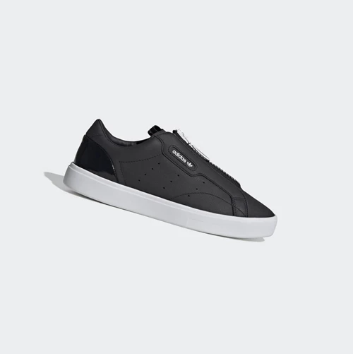 Originálne Topánky Adidas Sleek Zip Damske Čierne | 675SKZABXRS