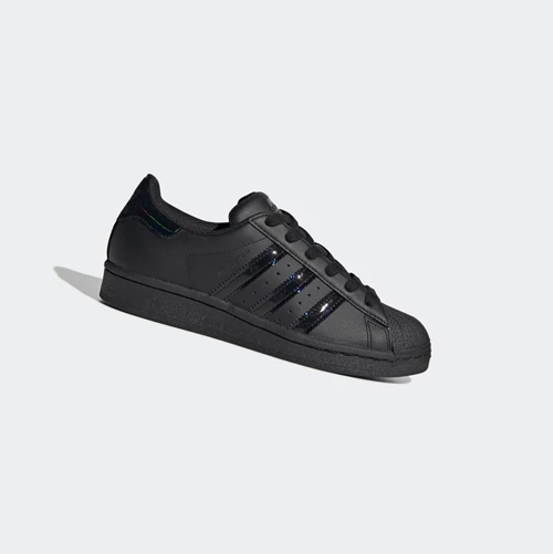 Originálne Topánky Adidas Superstar Detske Čierne | 182SKUWEXRA