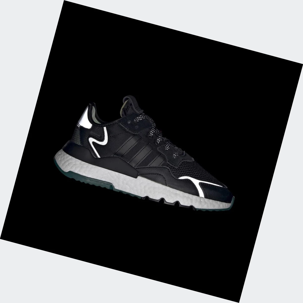 Originálne Topánky Adidas Nite Jogger Damske Čierne | 295SKDMZNEW