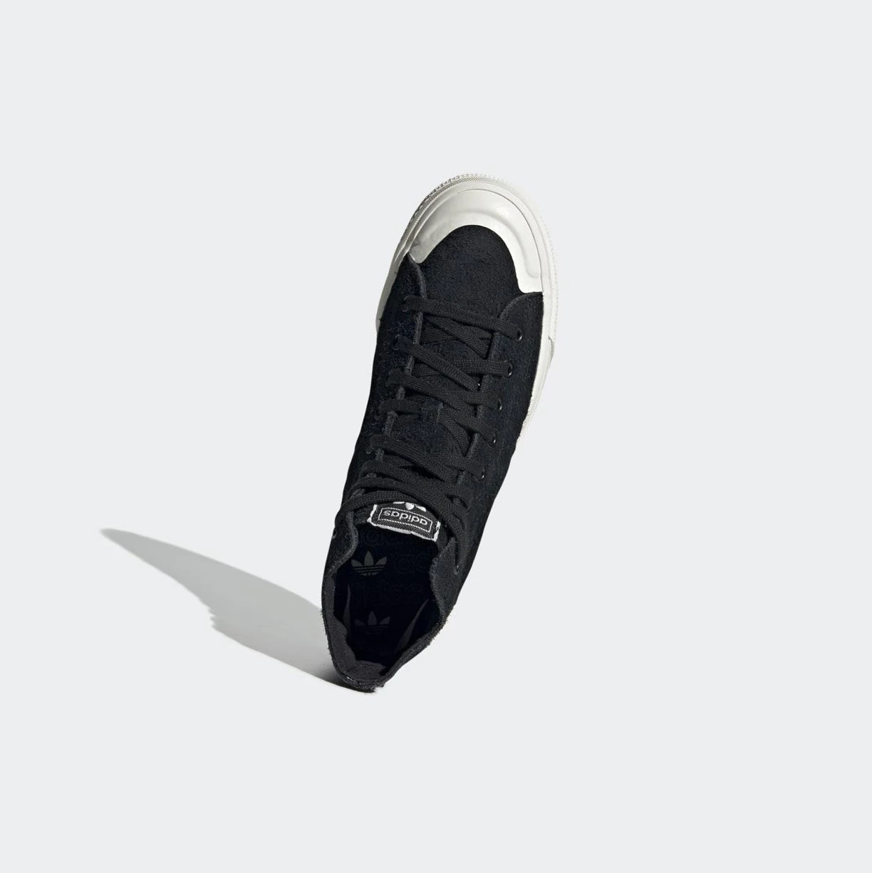 Originálne Topánky Adidas Nizza Hi RF Damske Čierne | 382SKAMYDHC