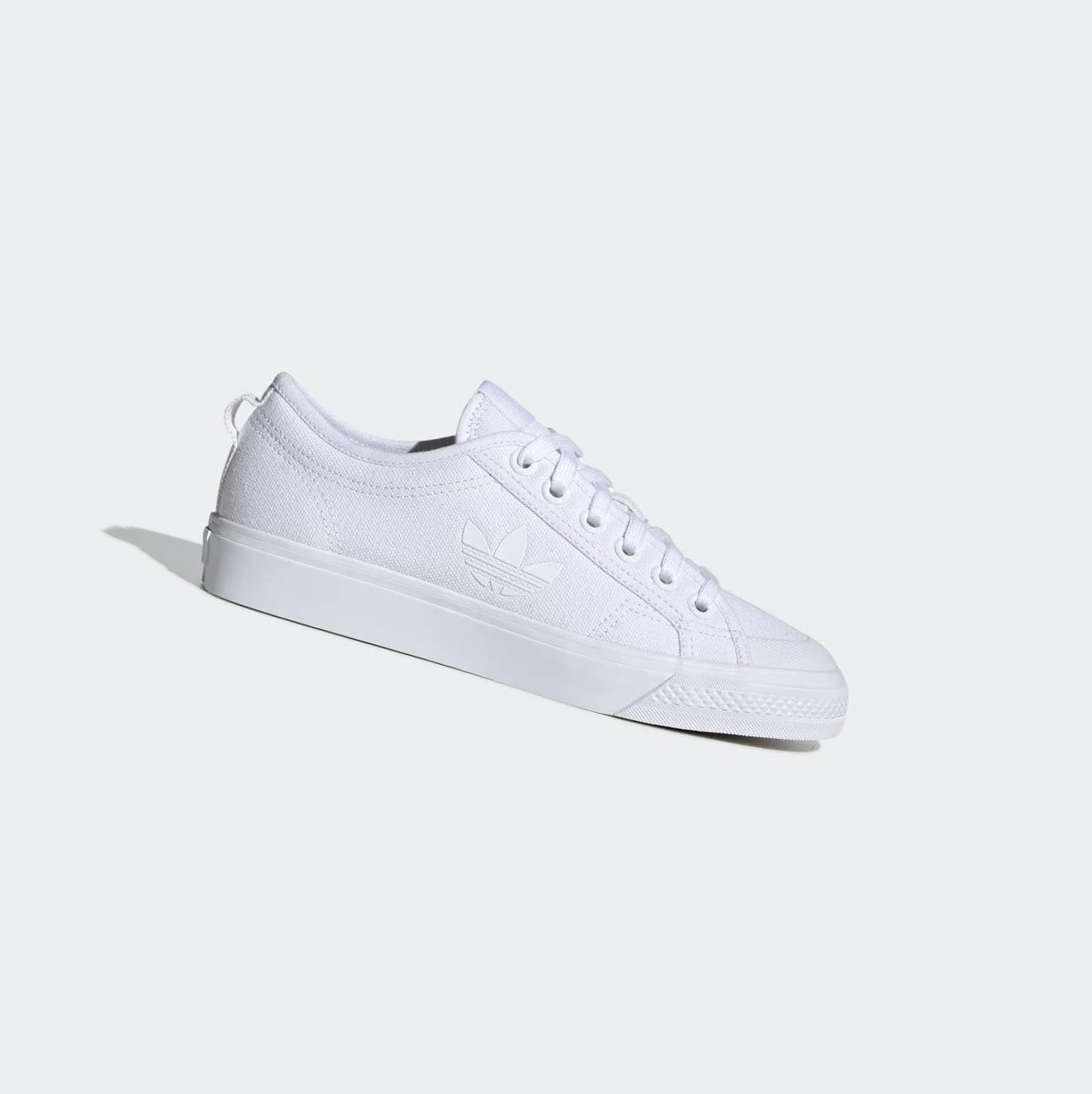 Originálne Topánky Adidas Nizza Trefoil Damske Biele | 390SKHQFZTX