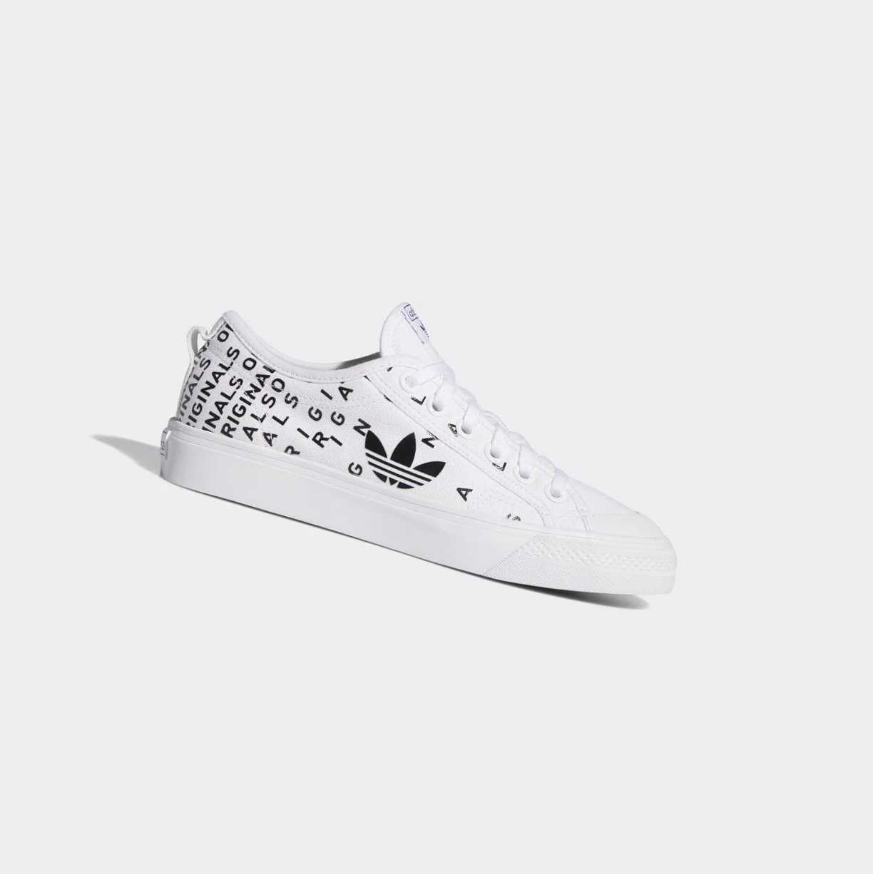 Originálne Topánky Adidas Nizza Trefoil Damske Biele | 981SKRAHDEY