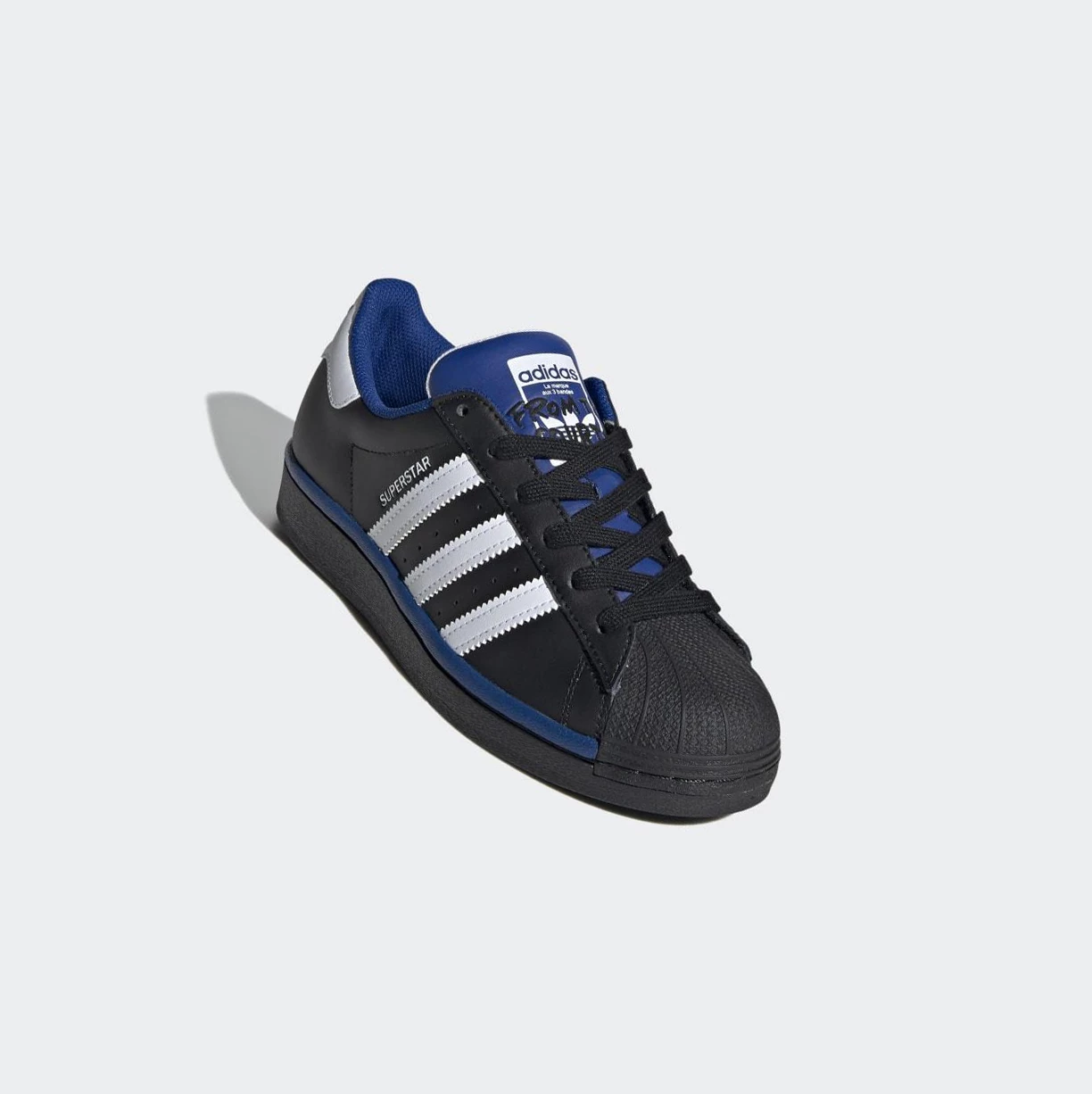 Originálne Topánky Adidas Superstar Detske Čierne | 293SKOJSAVR