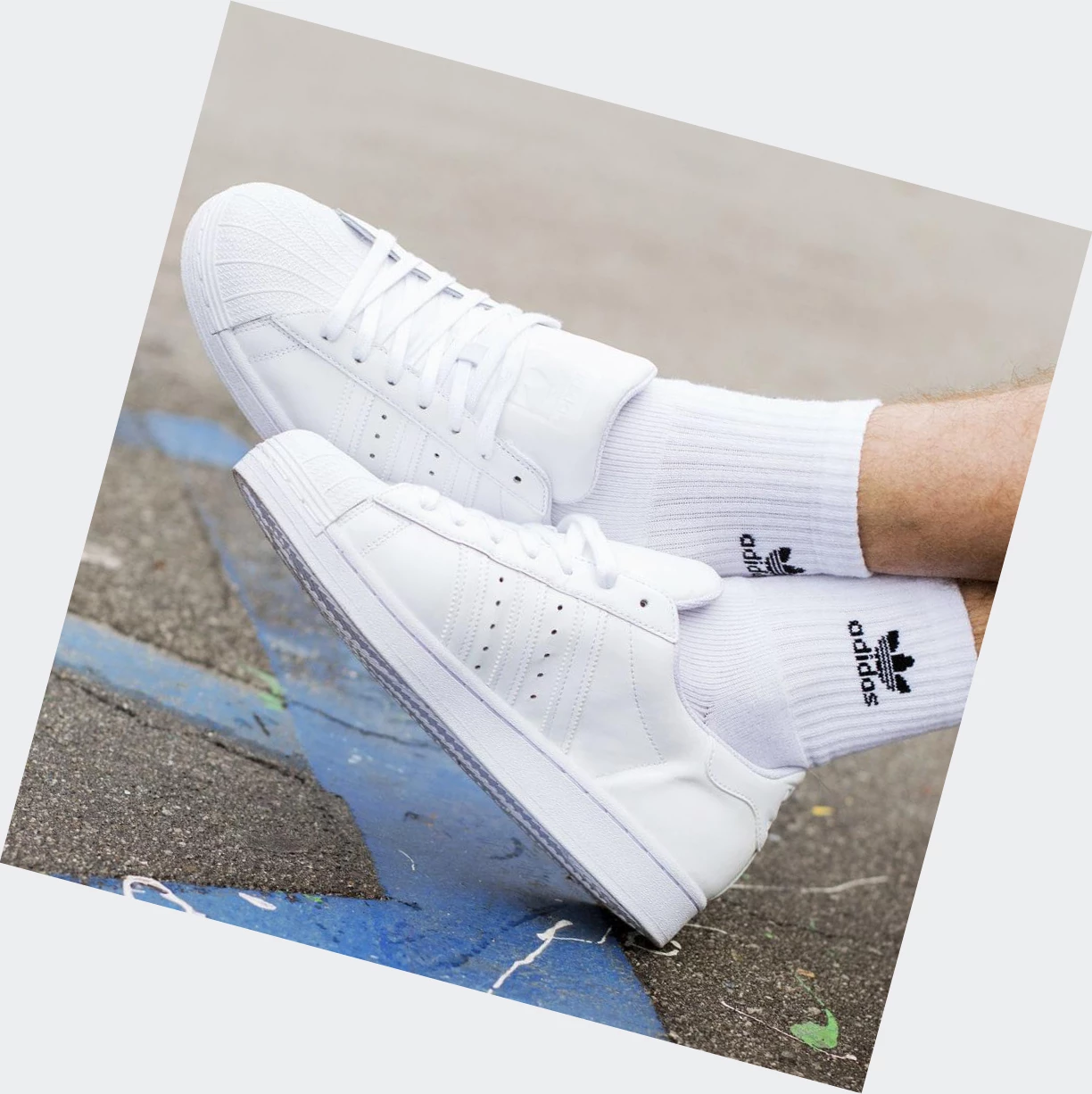 Originálne Topánky Adidas Superstar Panske Biele | 476SKHEDNKB