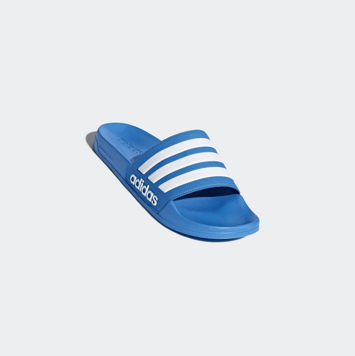 Slapky Adidas Adilette Cloudfoam Panske Modre | 074SKSZJHFX
