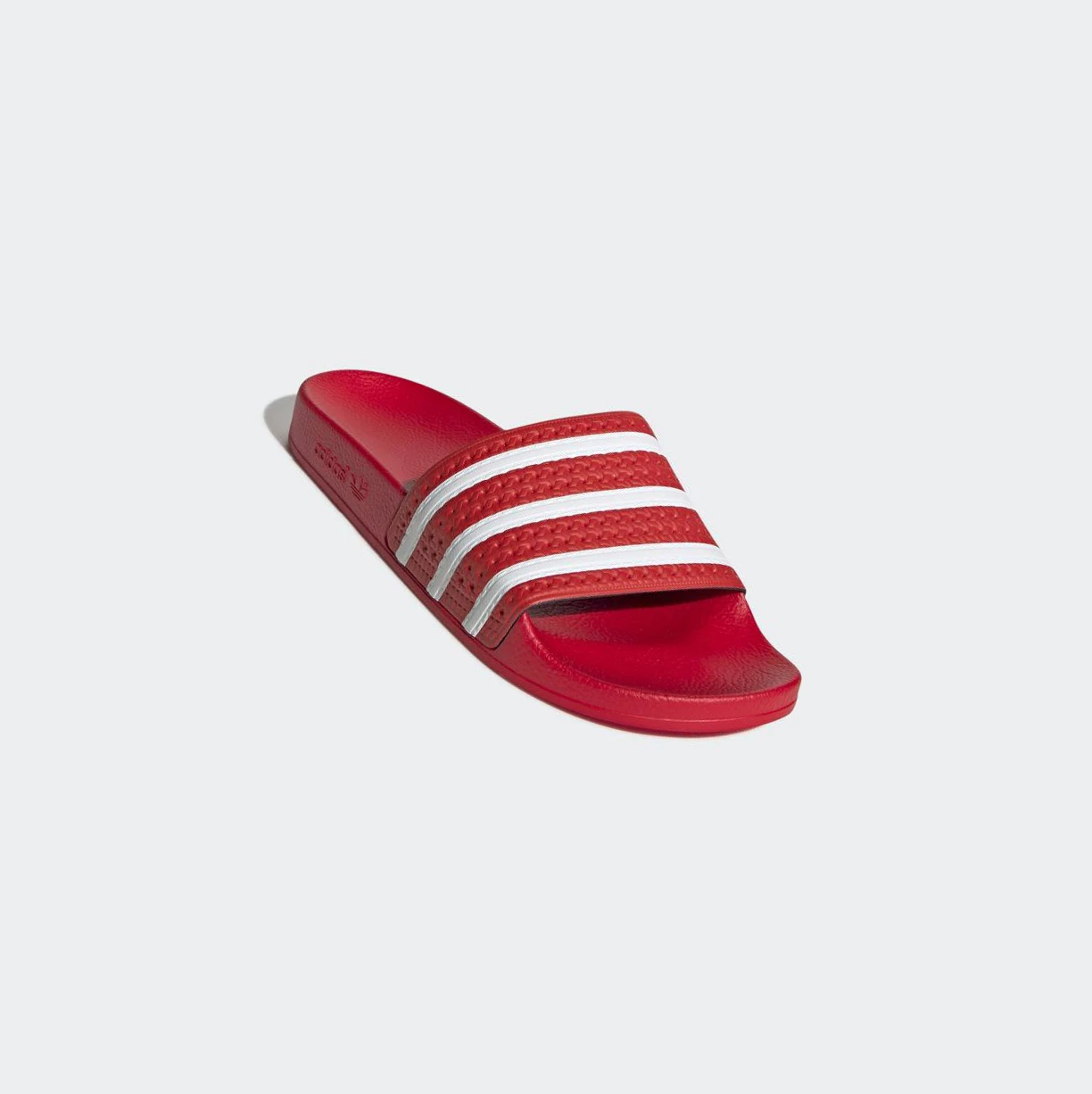 Slapky Adidas adilette Panske Červené | 650SKYMNBEQ